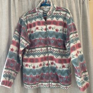Alfred Dunner fleece jacket NWT Full zip-Women’s Small
